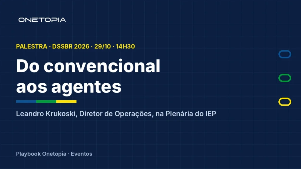 Leandro Krukoski apresenta “Do convencional aos agentes” no DSSBR 2026